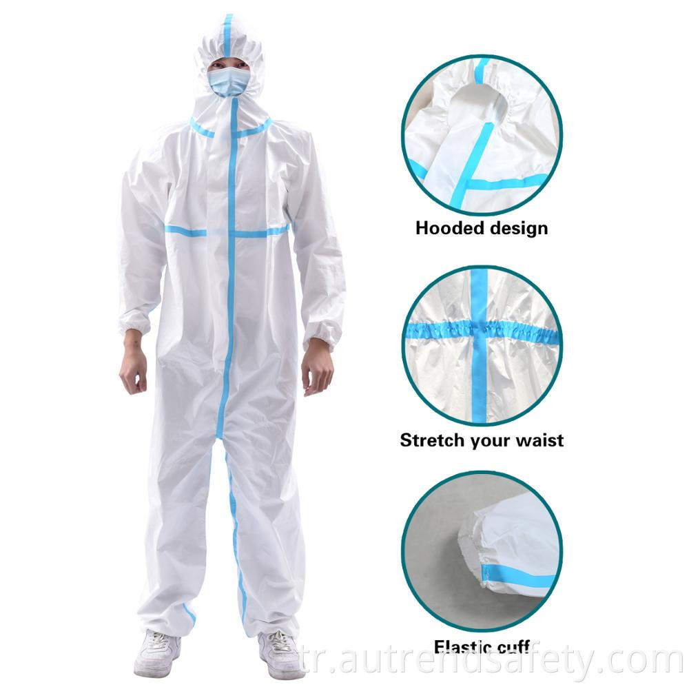 non-woven fabric liquid-splash proof personal disposable protective clothing for medical use